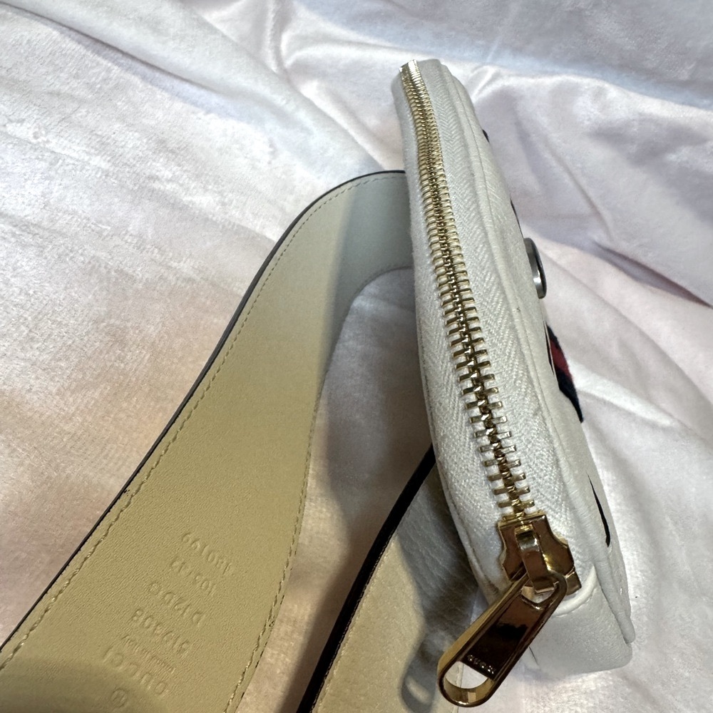 Gucci Crossbody Belt Bag Ophidia Calfskin Mystic White Pristine Luxury Rare COA - Picture 12 of 14